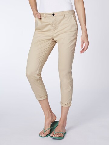 CHIEMSEE Slimfit Hose in Beige: predná strana