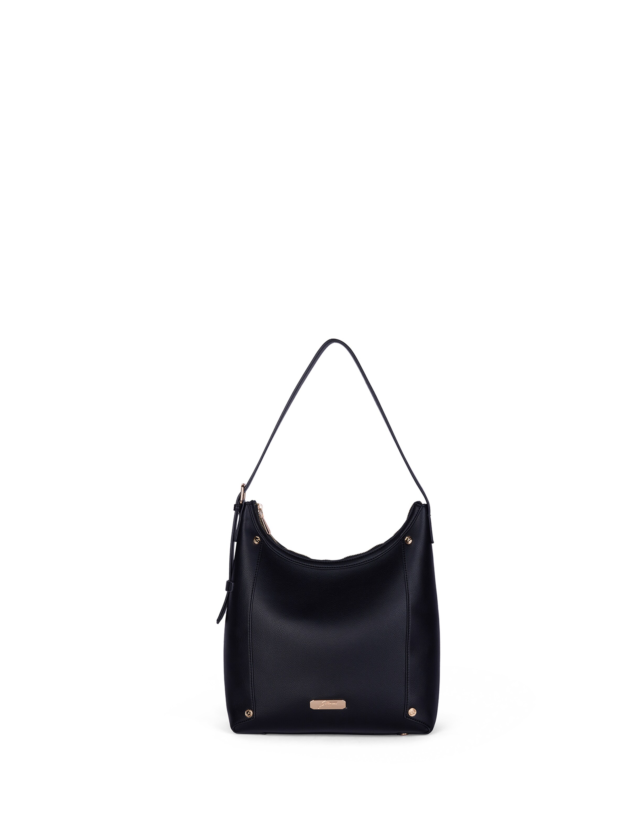 Gattinoni Schultertasche in Schwarz: Vorderseite