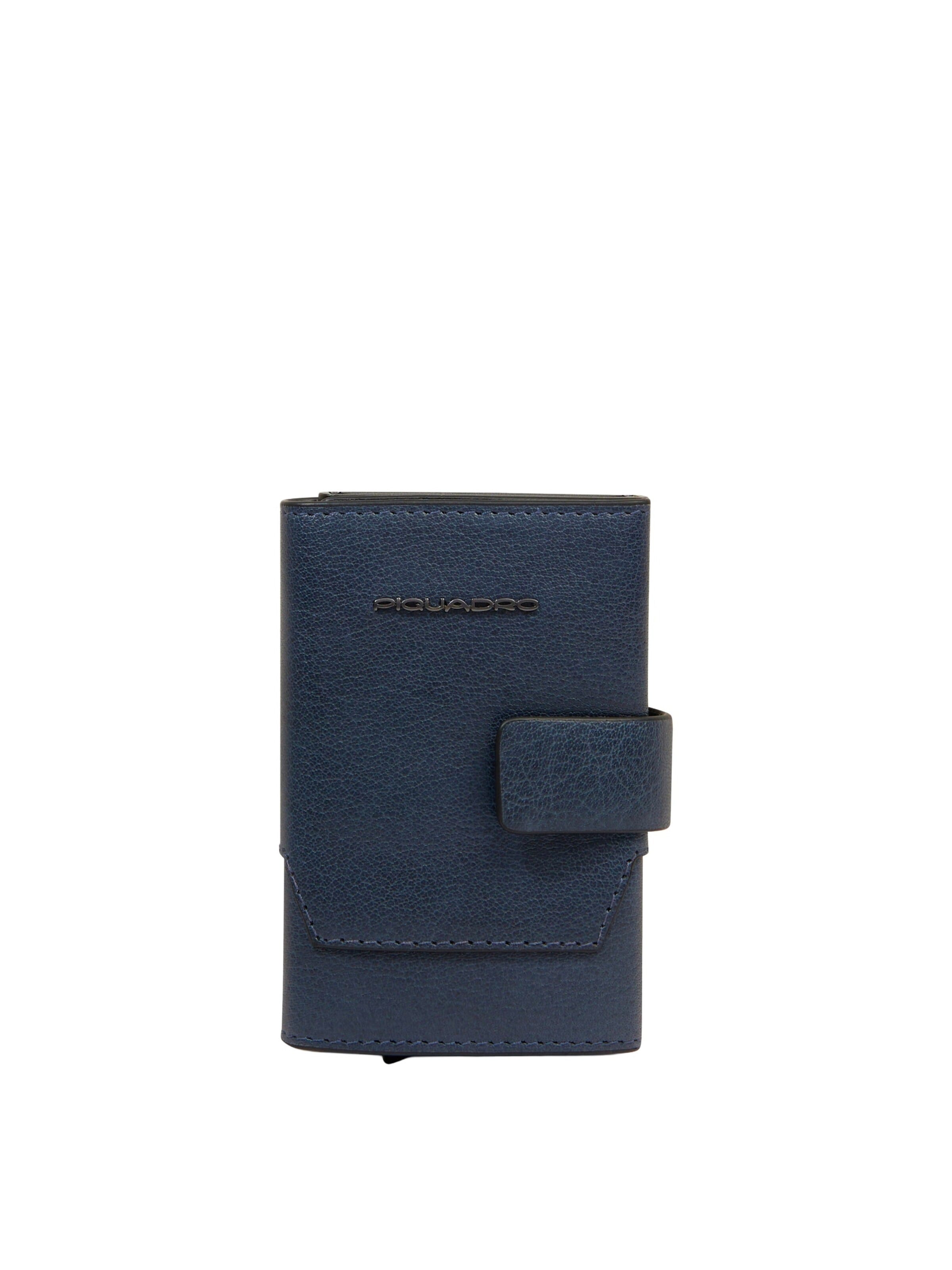 Piquadro Wallet in Blue: front
