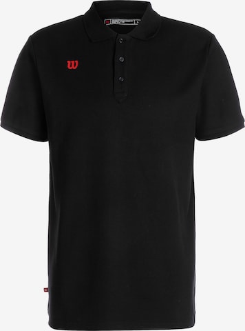 WILSON Performance Shirt in Black: front