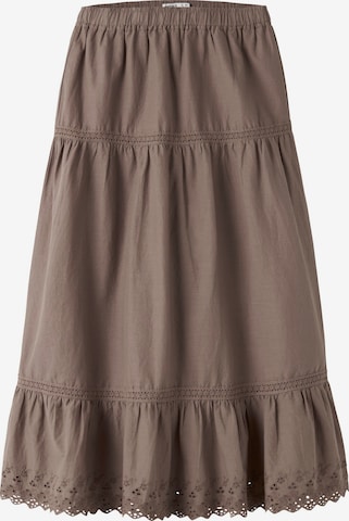 Jupe NAME IT en marron : devant