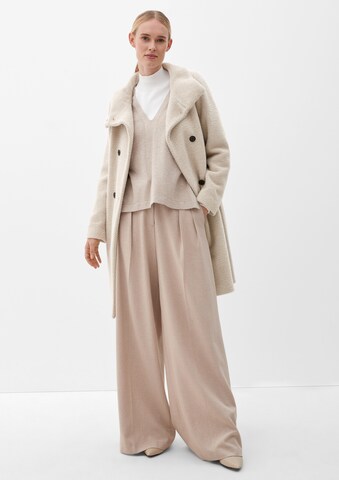 s.Oliver BLACK LABEL Between-Seasons Coat in Beige