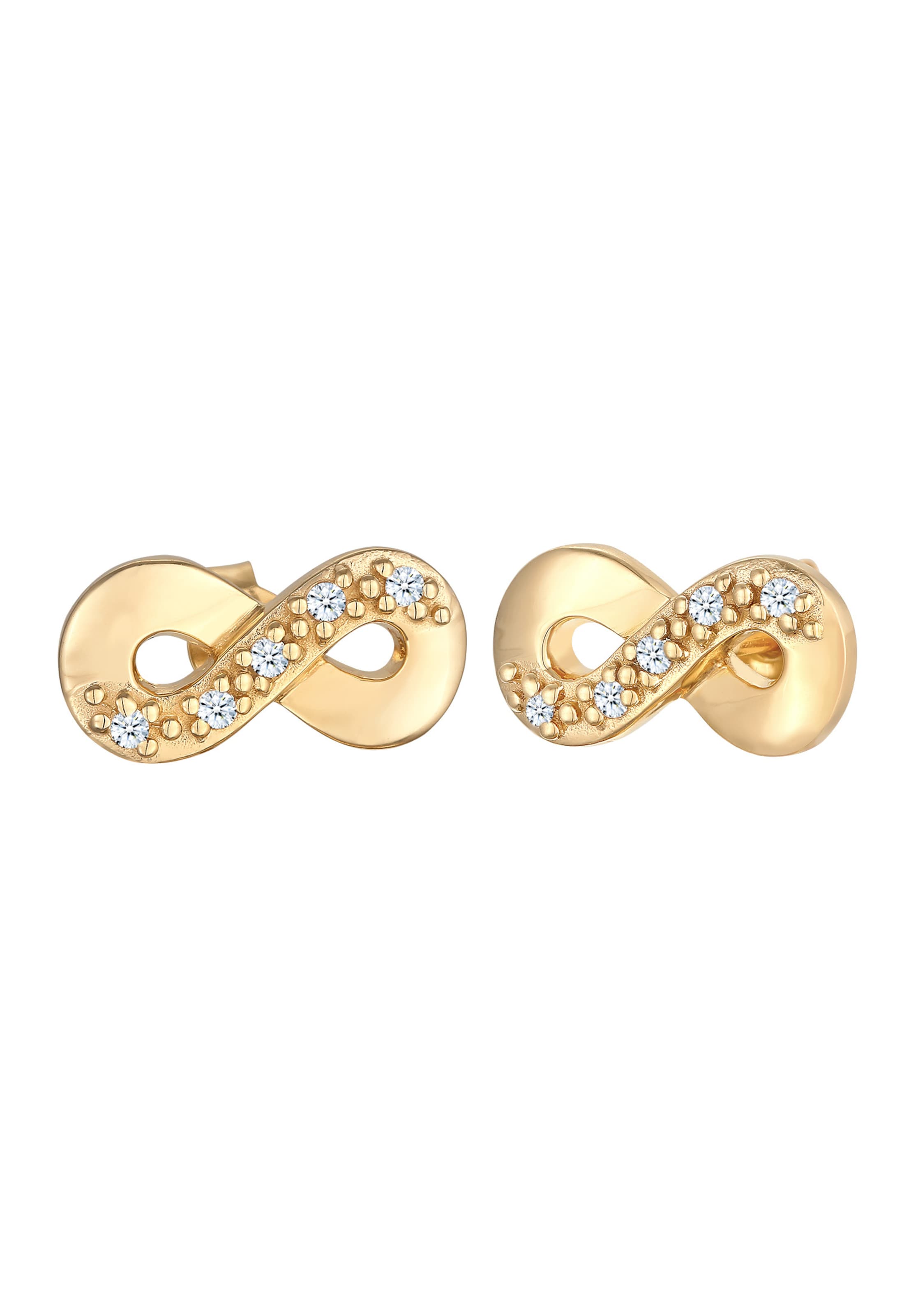 Boucles d'oreilles 'Infinity' Elli DIAMONDS en or : devant