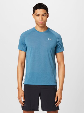 UNDER ARMOUR Функциональная футболка 'Streaker' в Синий: спереди