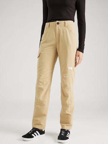 THE NORTH FACE Regular Outdoorbroek 'HORIZON' in Groen: voorkant