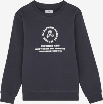 Scalpers Sweatshirt in Blauw: voorkant