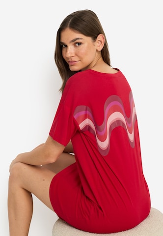 Chemise de nuit LSCN by LASCANA en rouge