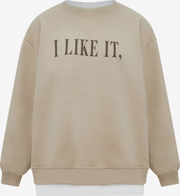 Sweat-shirt HOMEBASE en beige : devant