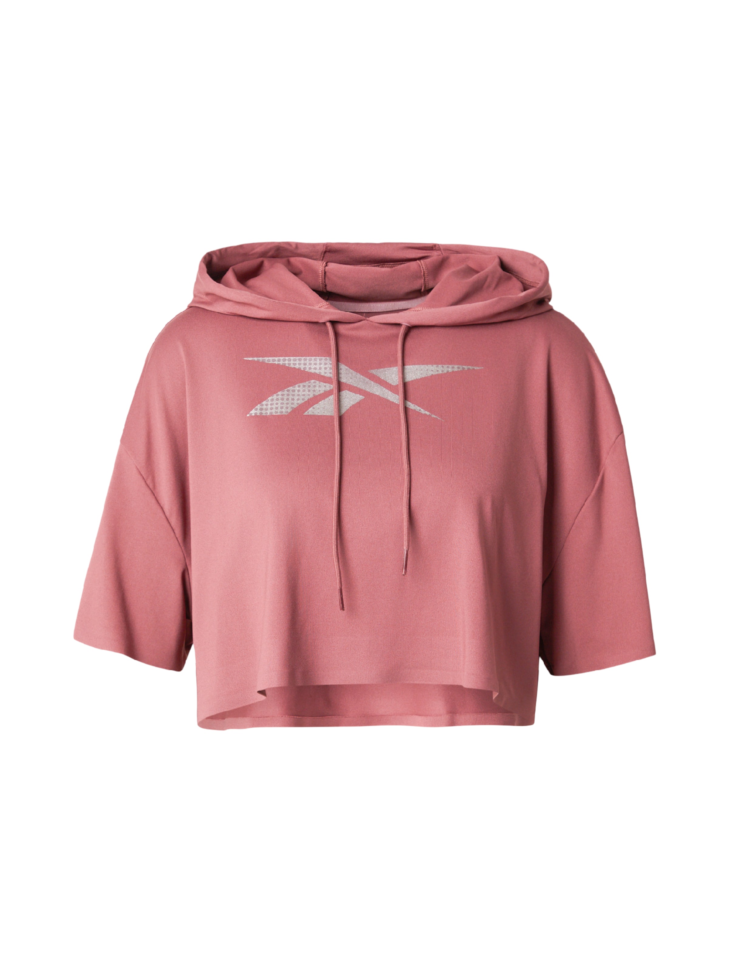 Reebok Спортен суитшърт в червено: отпред