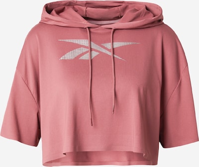 XS dydžio Sportinio tipo megztinis iš Reebok, spalva – šviesiai pilka / vyšninė spalva, Prekių apžvalga