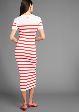 HECHTER PARIS Strickkleid in Rot