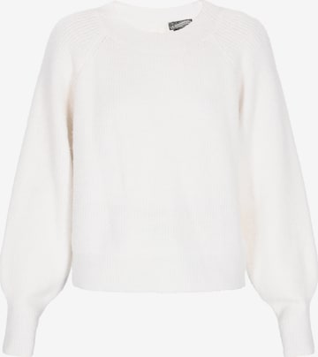 DreiMaster Vintage Sveter - Biela: predná strana