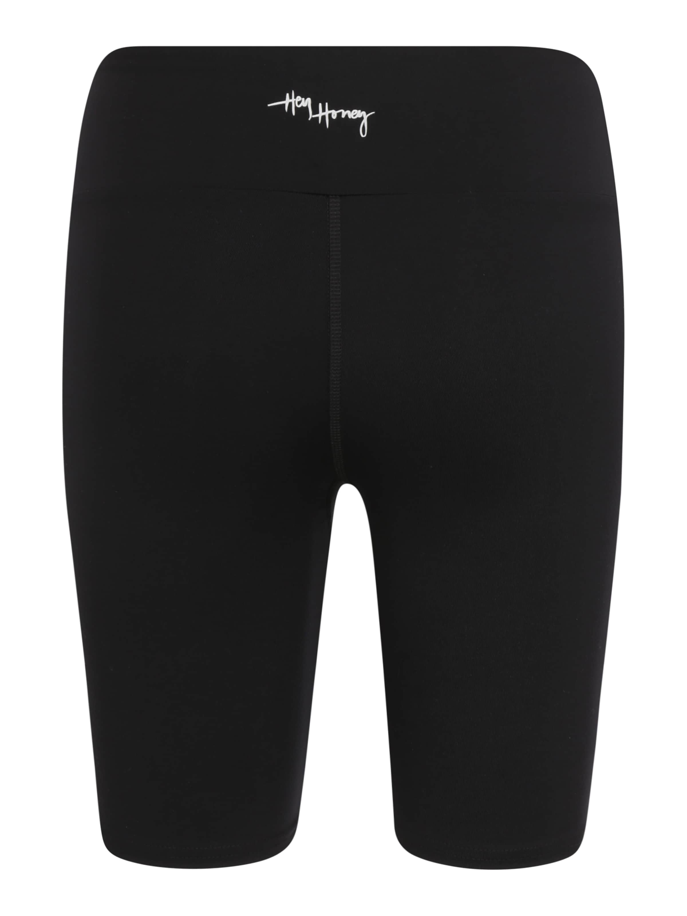 Hey Honey - Skinny Pantalón deportivo 'Biker' en negro