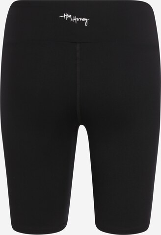 Skinny Pantalon de sport 'Biker' Hey Honey en noir