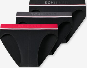 SCHIESSER Slip in Zwart: voorkant