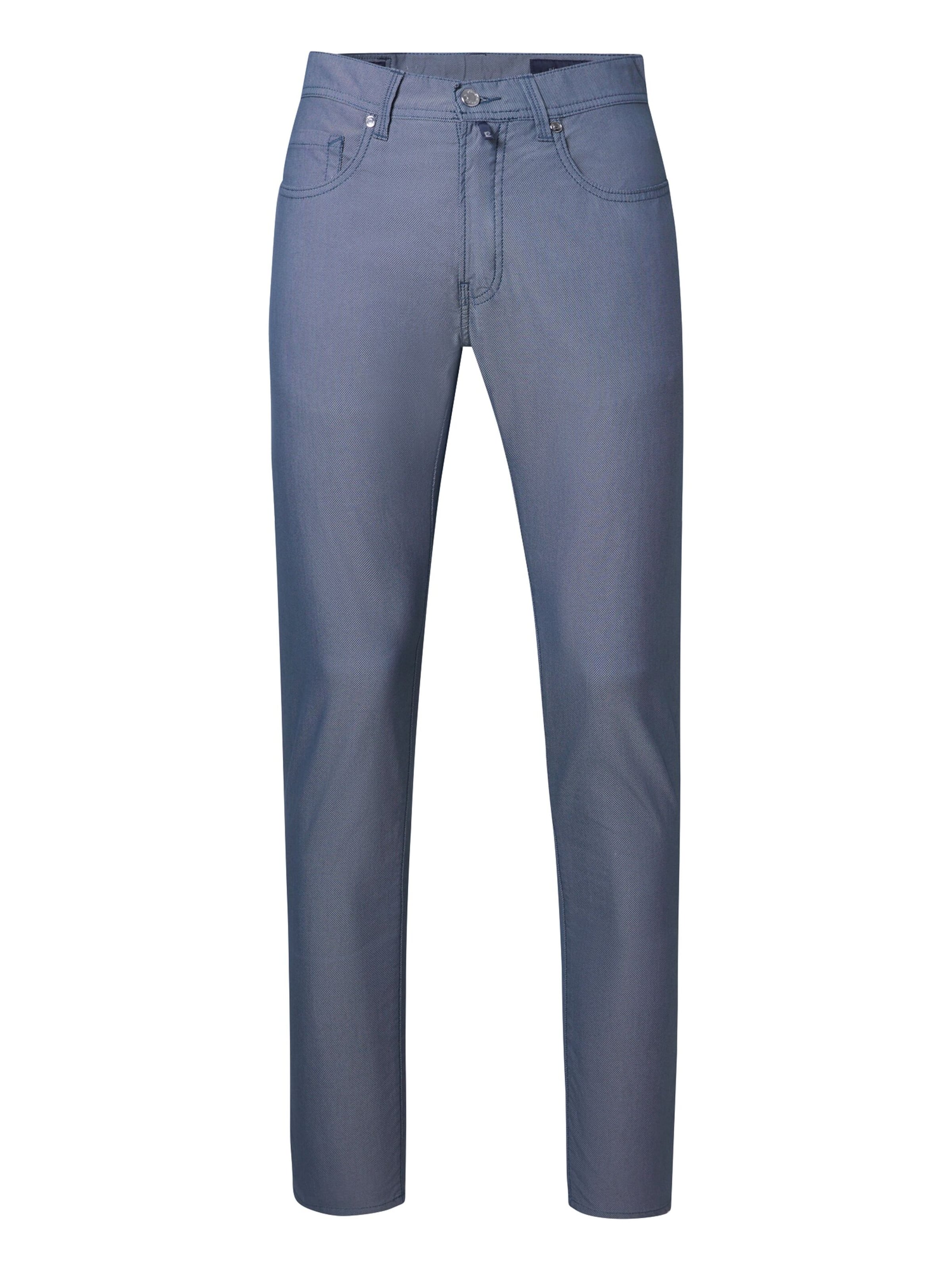 PIERRE CARDIN Tapered Chino 'Lyon' in Blauw: voorkant