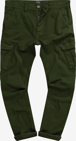 Regular Pantalon cargo STHUGE en vert : devant