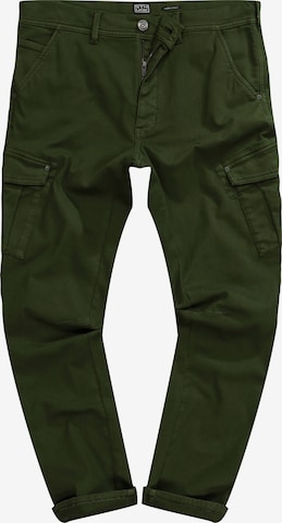 Regular Pantalon cargo STHUGE en vert : devant