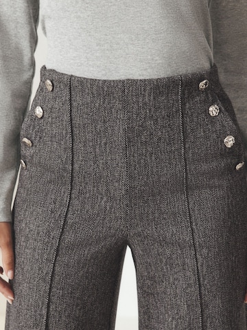Next Wide leg Pantalon in Grijs