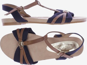 TOM TAILOR Sandals & High-Heeled Sandals in 39 in Brown: front