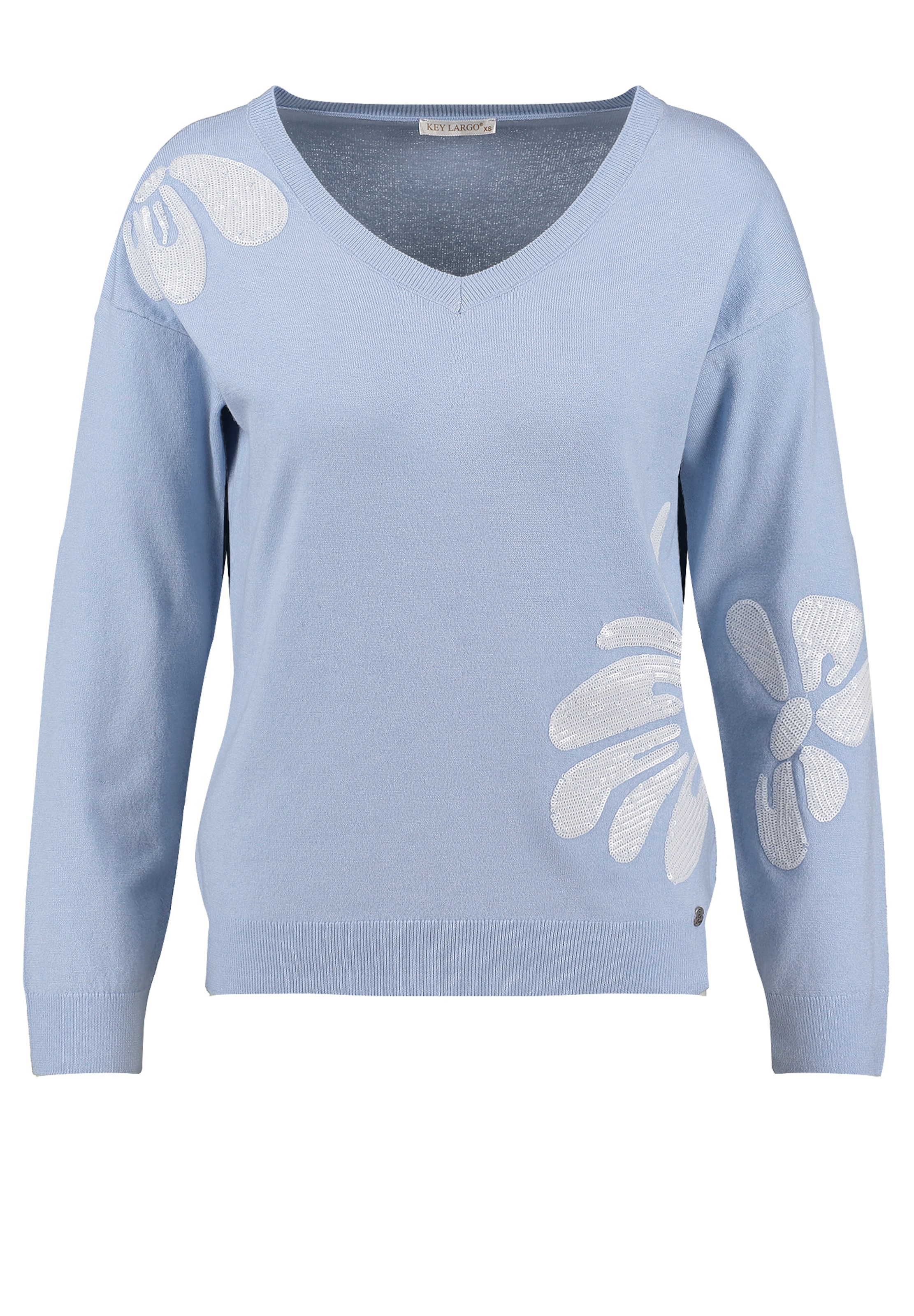 Pulover 'Cruise' de la Key Largo pe albastru: față