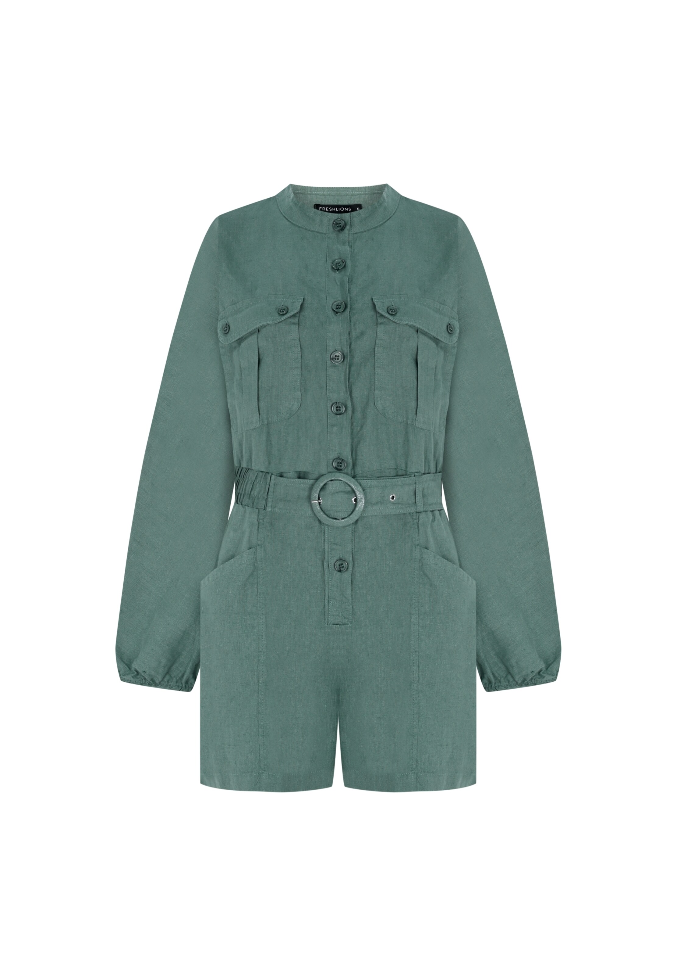 FRESHLIONS Jumpsuit 'Jade' in Grün: Vorderseite