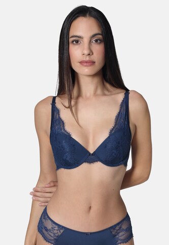 Push-up Soutien-gorge 'EYELASH BLINK' sassa en bleu