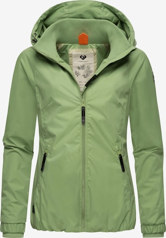 Ragwear Weatherproof jacket 'Dizzie' in Green: front