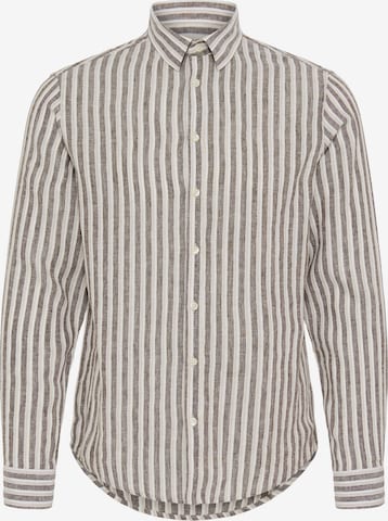 Casual Friday Regular Fit Paita värissä ruskea: etupuoli