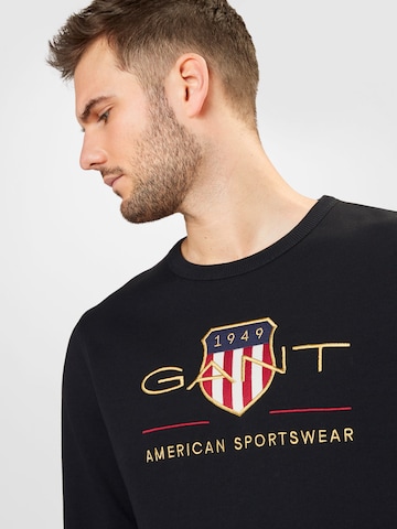 GANT - Sweatshirt em preto