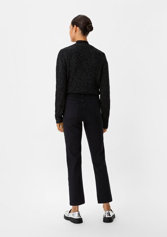 regular Jeans di comma casual identity in nero: dietro