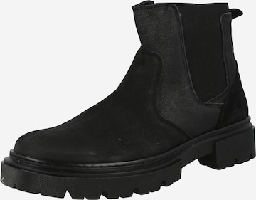 BULLBOXER حذاء تشيلسي بلون أسود: الأمام
