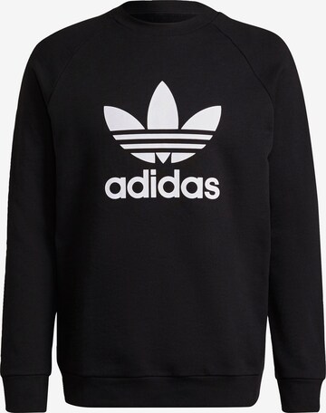 ADIDAS ORIGINALS Sweatshirt 'Adicolor Classics Trefoil' in Schwarz: predná strana