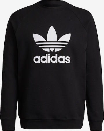 ADIDAS ORIGINALS Sweatshirt 'Adicolor Classics Trefoil' in Schwarz: predná strana