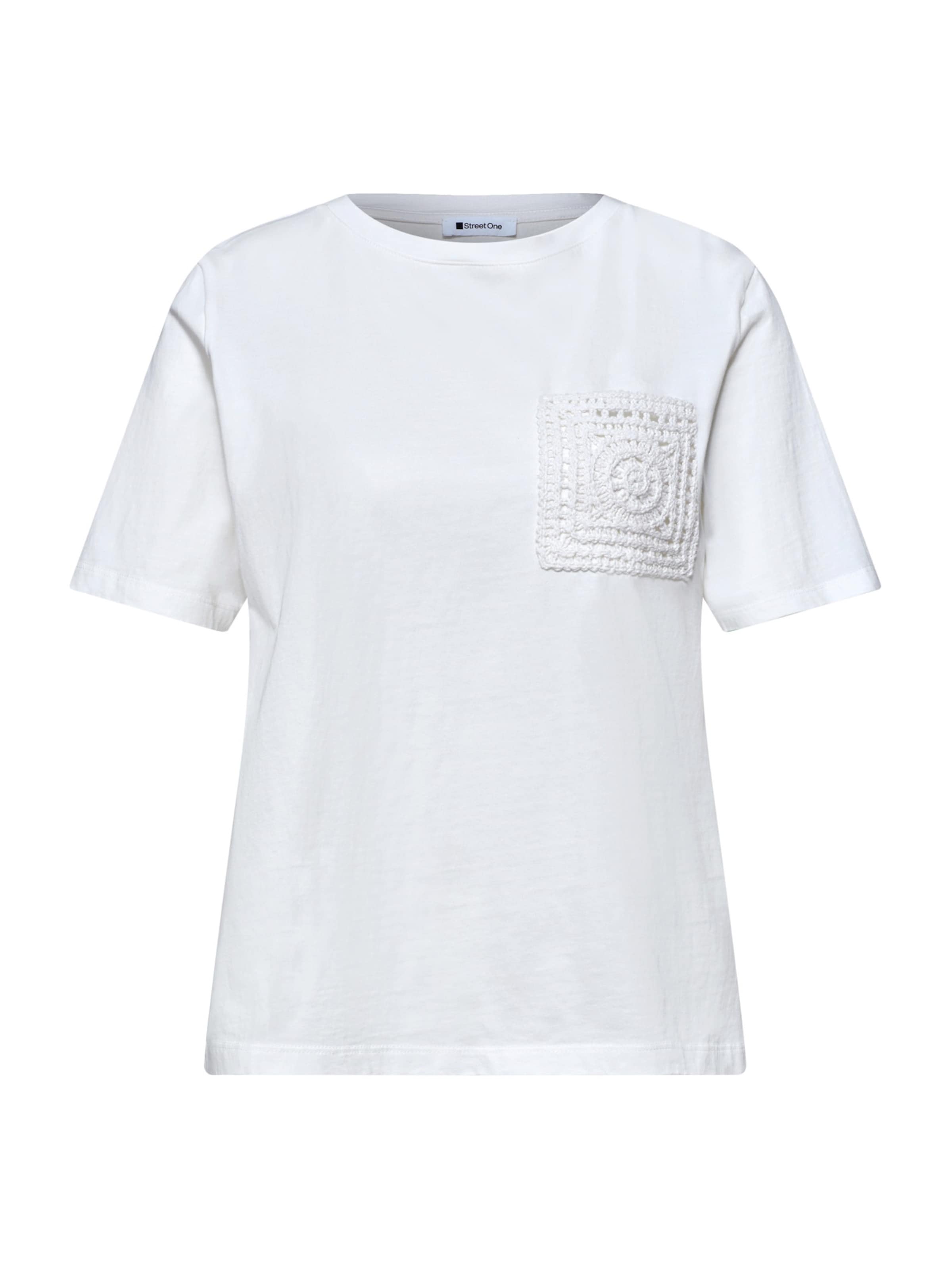 STREET ONE Shirt in White: front