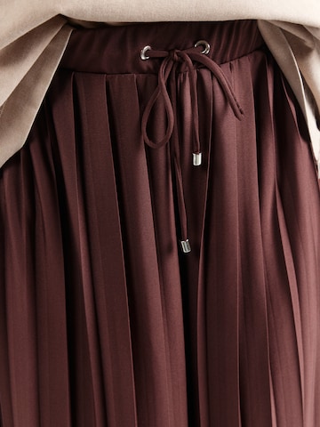 ABOUT YOU Bő szár Nadrág 'Caren' - piros