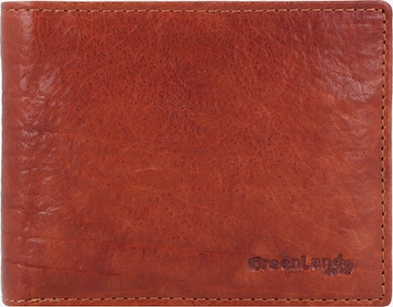 Greenland Nature Wallet 'Nature' in Brown: front