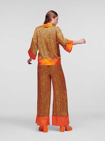 Karl Lagerfeld Bluse in Orange