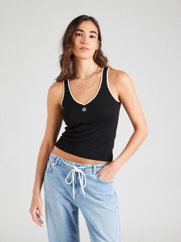 Top di MYLAVIE by Sarah Harrison in nero: frontale