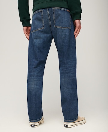 Coupe slim Jean 'VINTAGE SLIM STRAIGHT' Superdry en bleu : devant