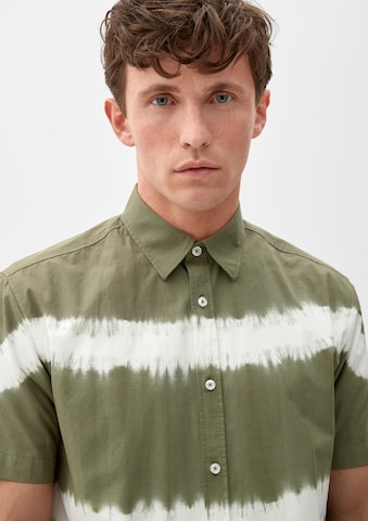 s.Oliver Regular fit Button Up Shirt in Green