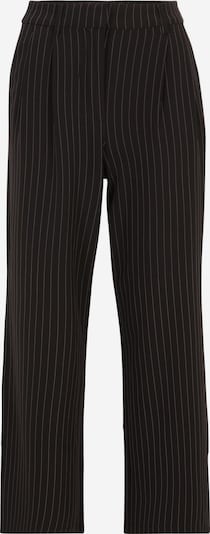 Vila Petite Pleat-Front Pants 'BENSE' in Black / Off white, Item view