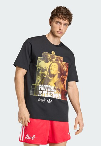 ADIDAS PERFORMANCE Funktionsshirt 'Bob Marley' in Schwarz: Vorderseite