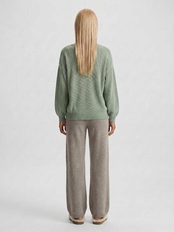 americandreams Oversized sweater 'Milana Cotton' in Green