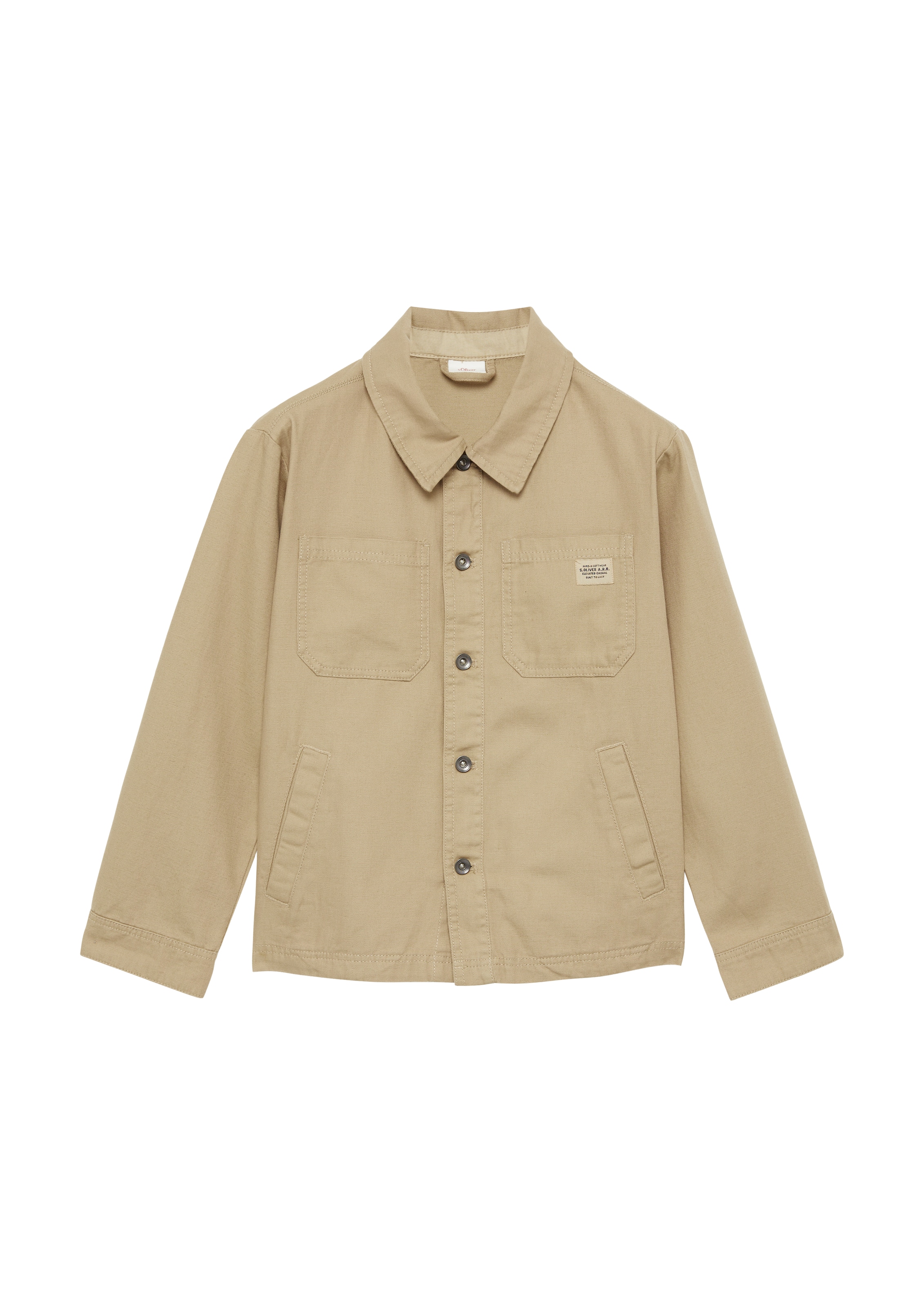 s.Oliver Tussenjas in Beige: voorkant