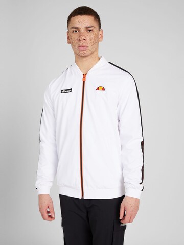 ELLESSE Αθλητικό μπουφάν 'Unify' σε λευκό: μπροστά