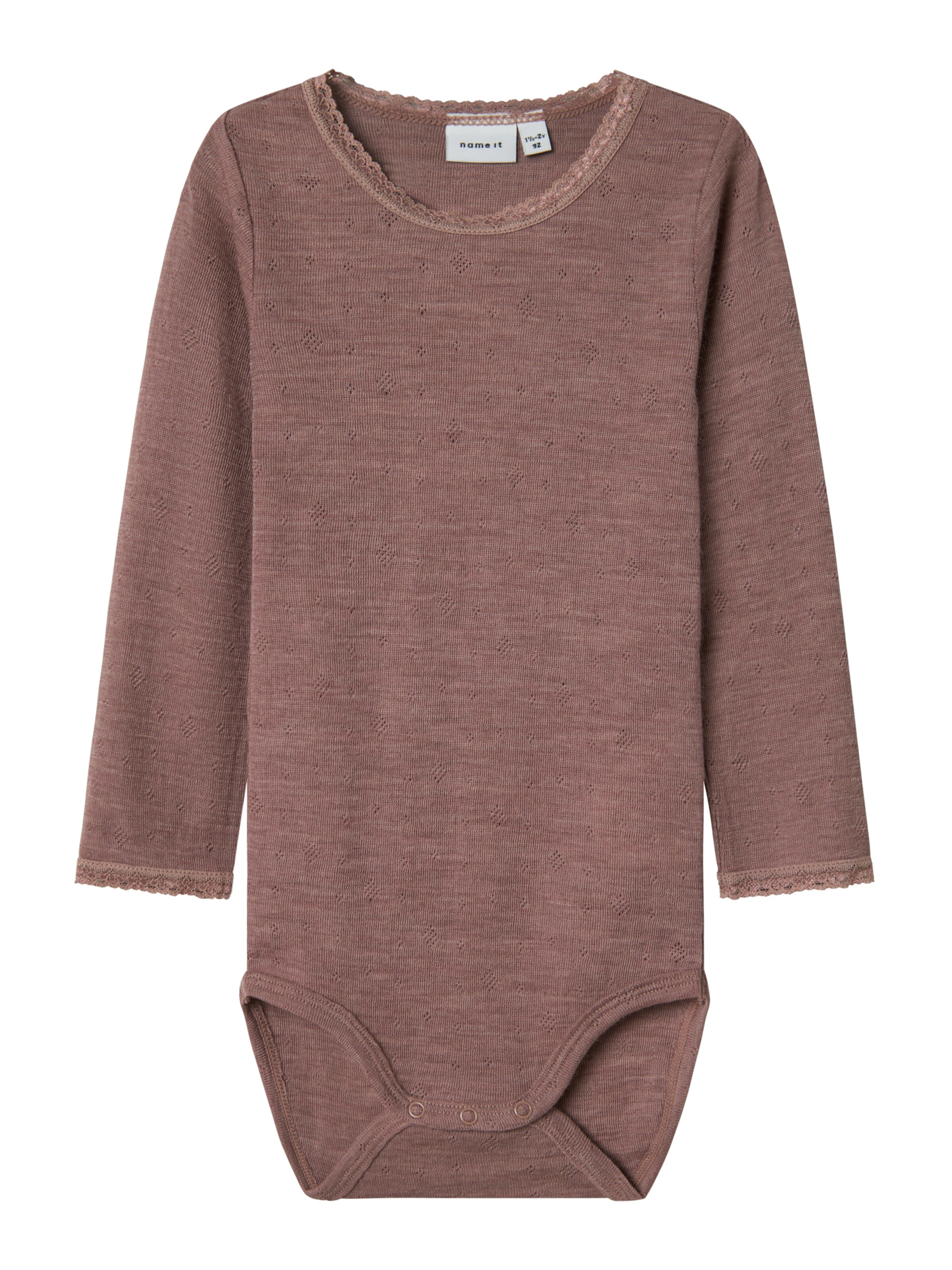 NAME IT Romper/Bodysuit 'NMFWang' in Brown: front