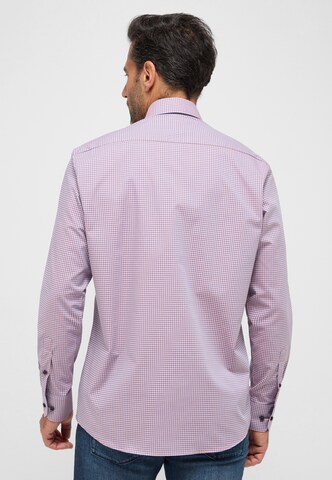 ETERNA Comfort fit Button Up Shirt in Purple