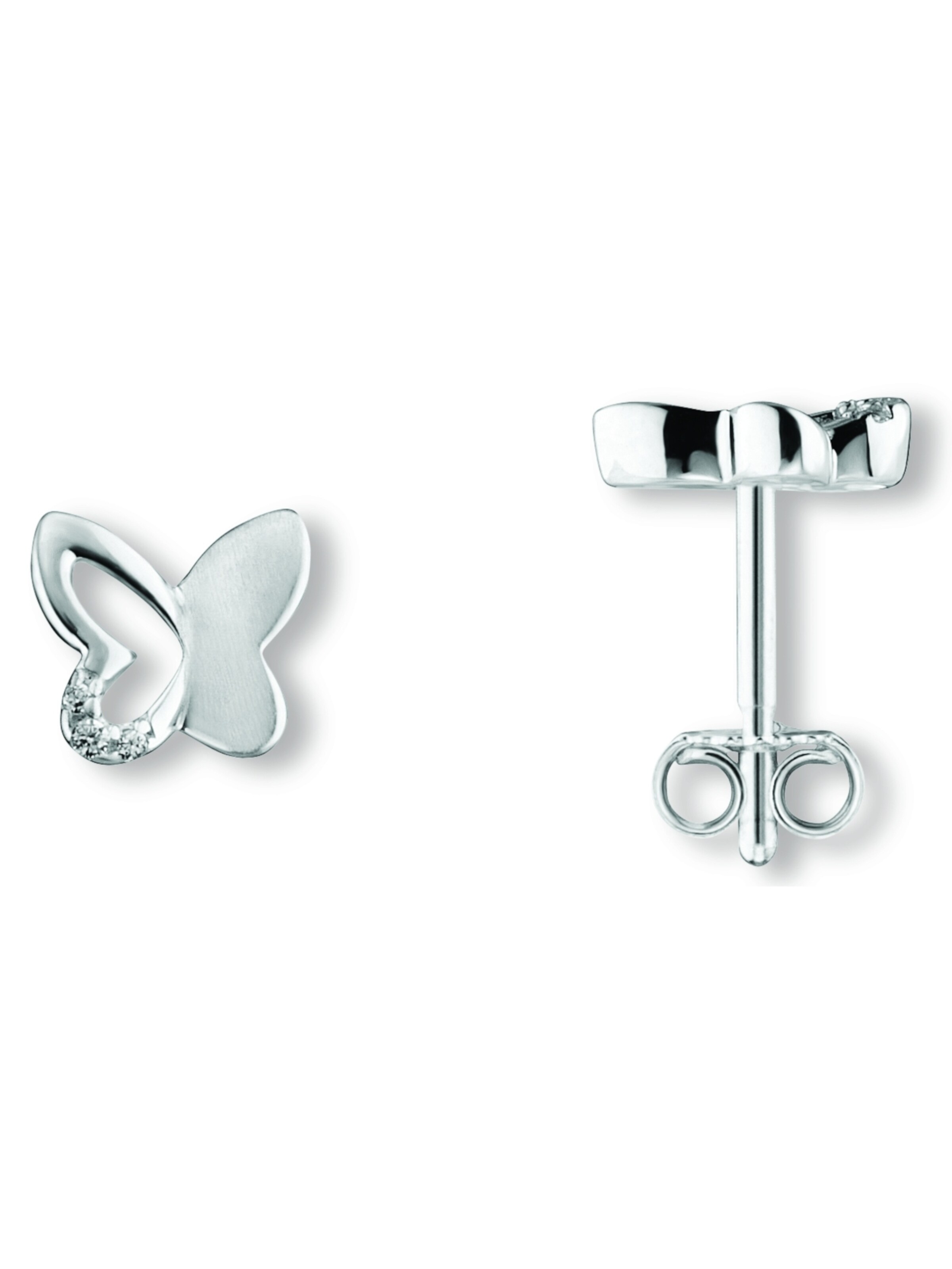 ONE ELEMENT Jewelry 'Schmetterling' in Silver