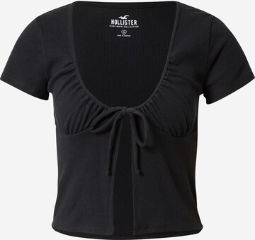 T-shirt HOLLISTER en noir : devant